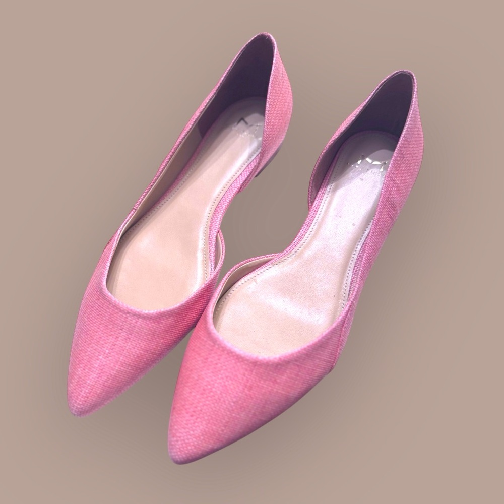 Marc Fisher LTD Rose Sunny Half d'Orsay Flat Size 8.5